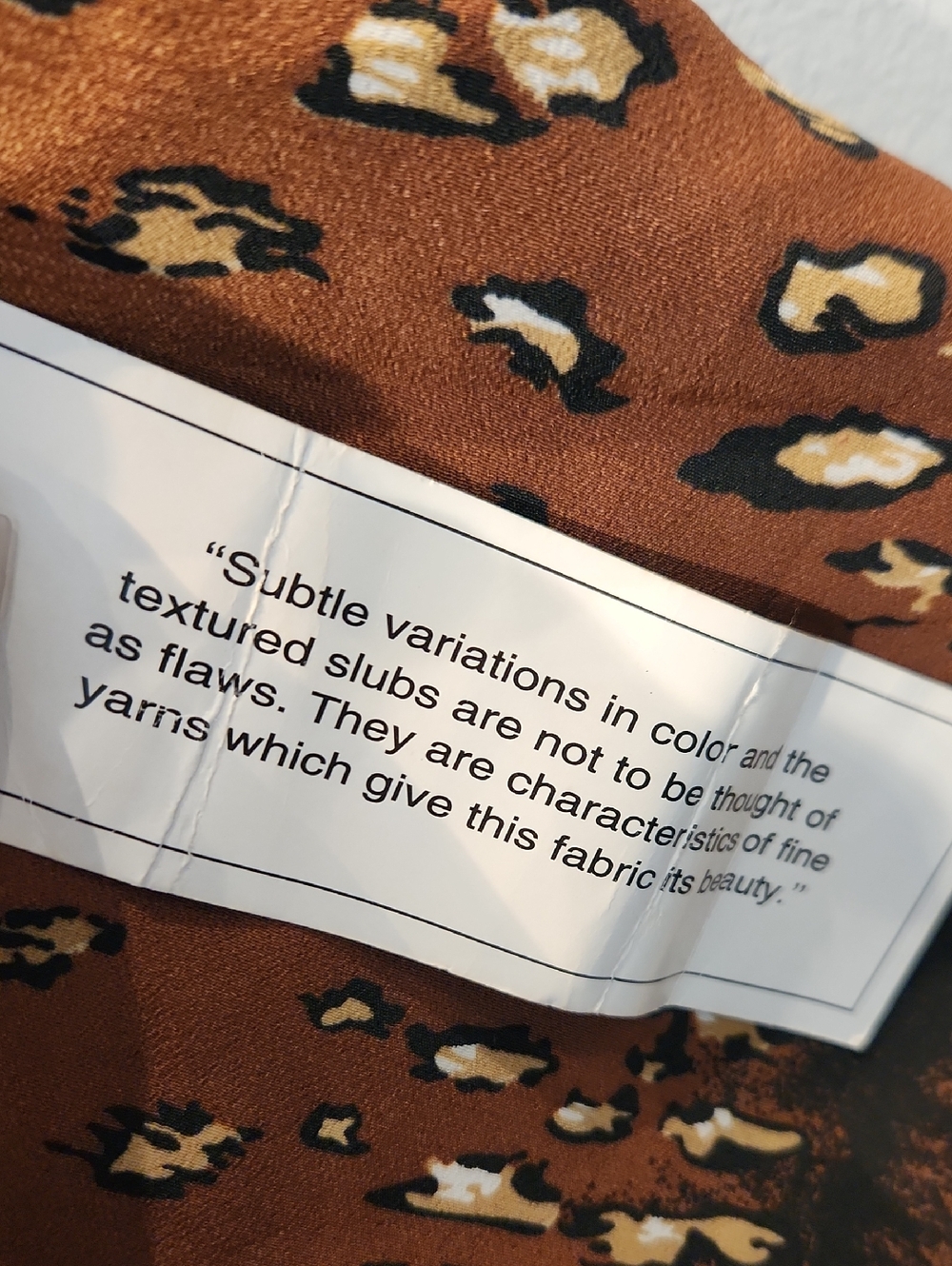 NWT Marla Kim Sleeveless Button-Front Giraffe Print Tunic in Brown Ombre Sz S - Picture 6 of 8